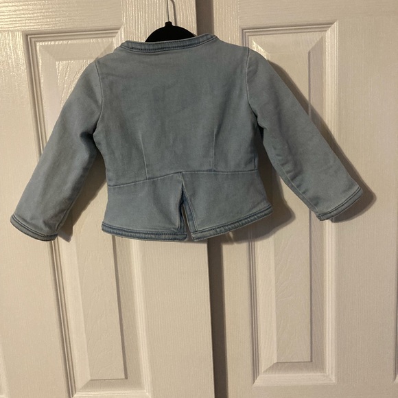 Baby Gap 1969 Light Wash Denim Marching Band Style Jacket 6-12 Months - Picture 5 of 5